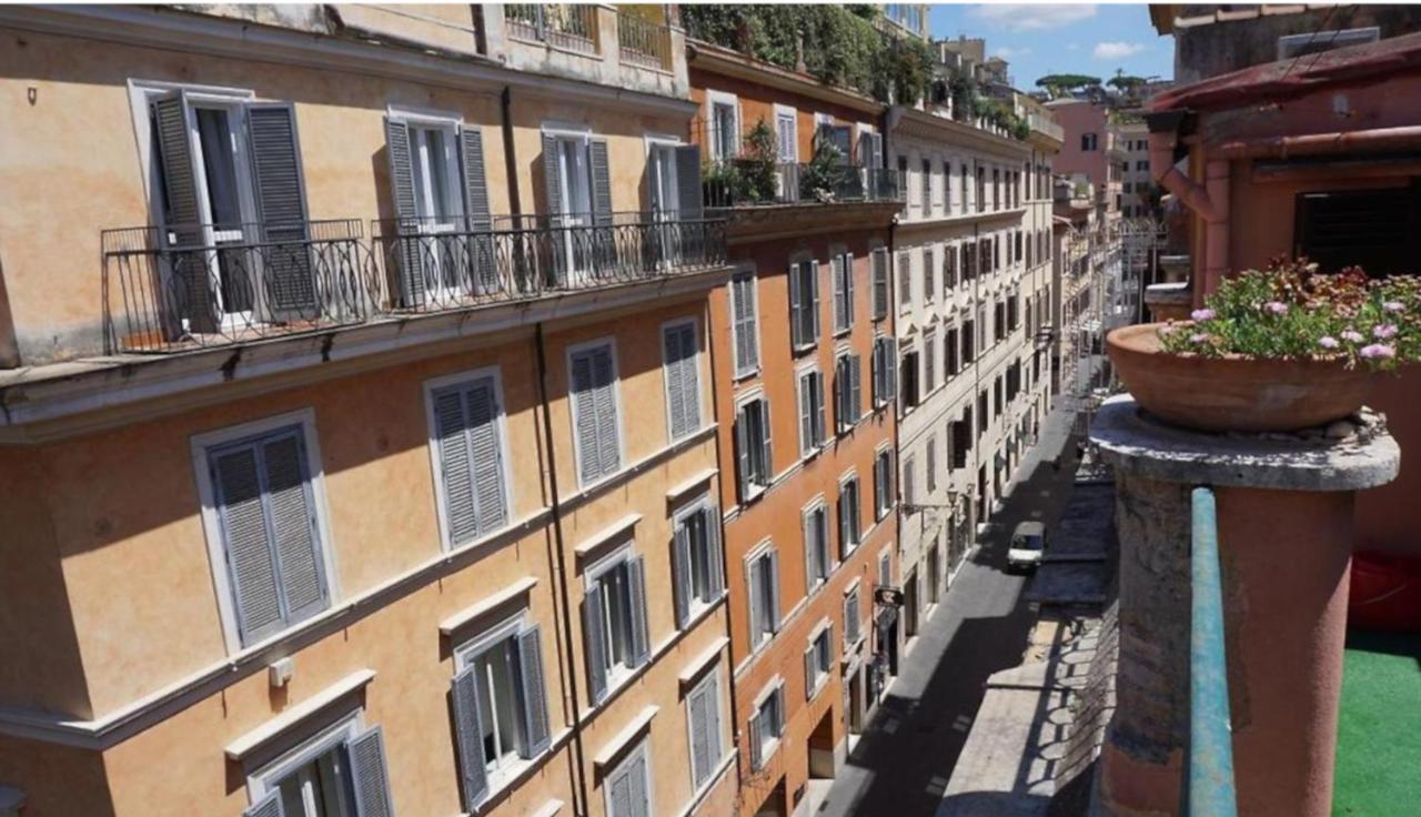 Ferienwohnung Terrazzo Frattina Rom Exterior foto